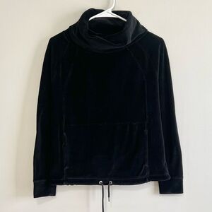 Athleta Velour Cowl Neck Pullover